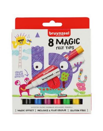 Bruynzeel 8 magic felt tips