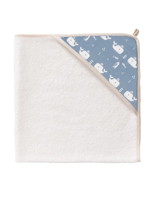 Wikkeldeken Whale blue fog