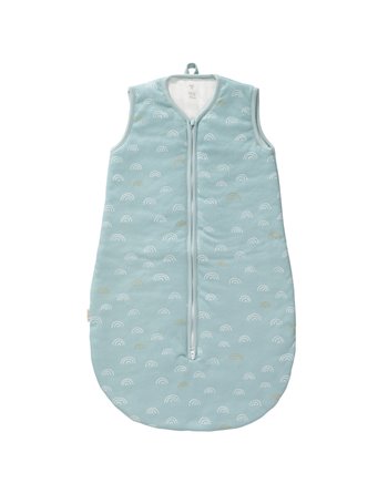 Slaapzak 70 cm interlock met voering Rainbow ether bl