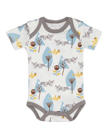 Body  short sleeve Fox blue size: 3-6 m