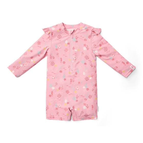 Little Dutch zwempak lange mouwen ocean treasures multicolour - maat 86/92