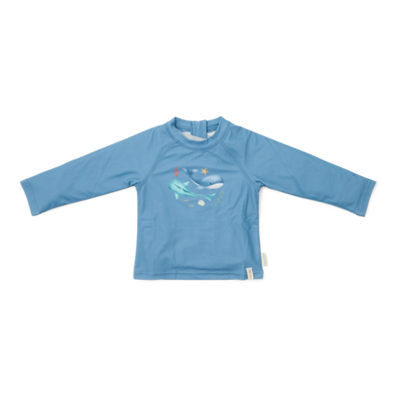 Little Dutch zwemshirt lange mouwen ocean blue - maat 62/68