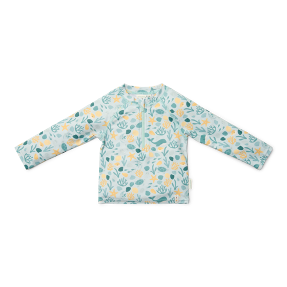 Little Dutch zwemshirt lange mouwen seashells multicolour - maat 98/104
