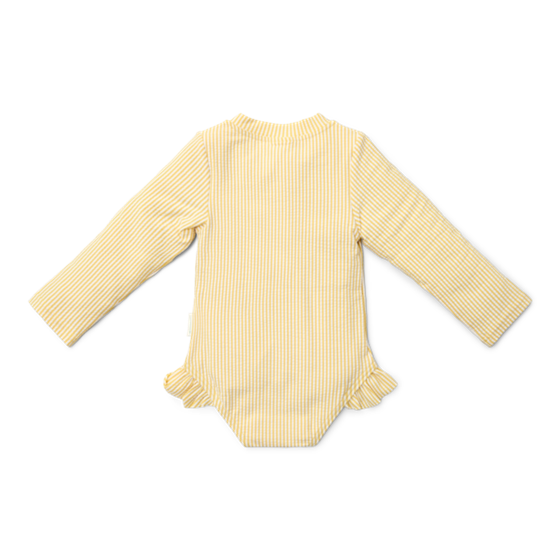 Little Dutch badpak lange mouwen ocean treasures yellow - maat 98/104