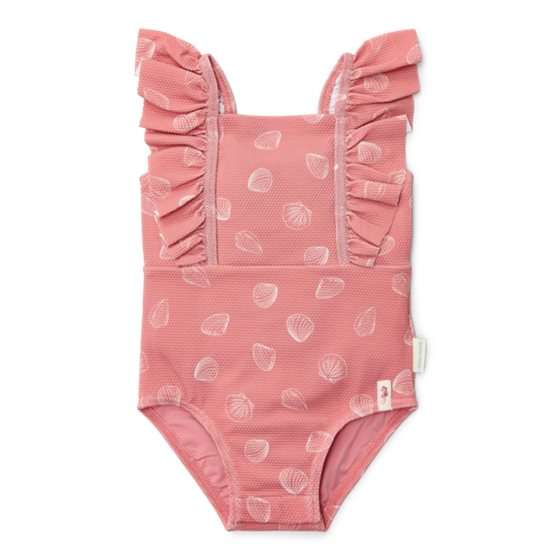 Little Dutch badpak ocean treasures pink - maat 86/92