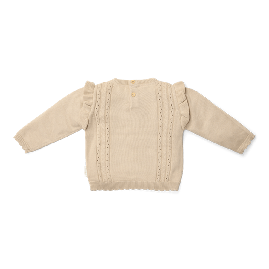 Little Dutch Gebreide trui Sand - maat 104