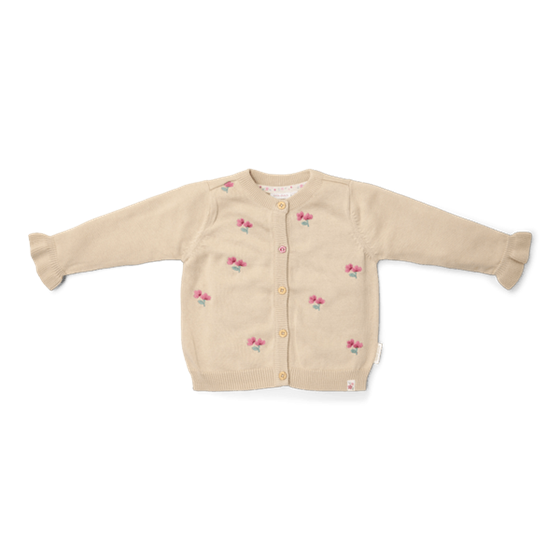 Little Dutch Gebreid vestje Sand - maat 98