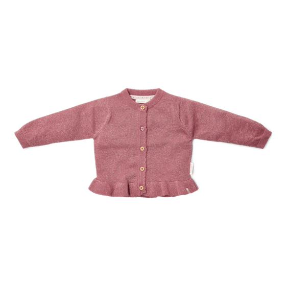 Little Dutch Gebreid vest Rouge - maat 80