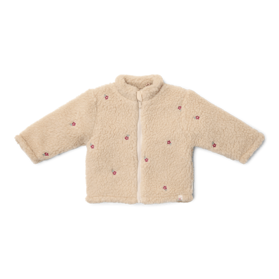 Little Dutch Teddy vest Sand - maat 92