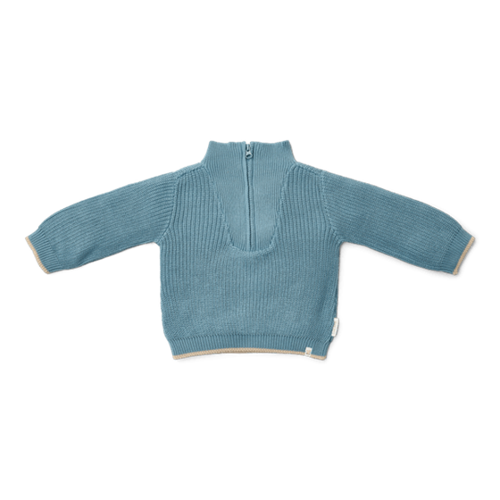 Little Dutch Gebreide trui Stone Blue - maat 104