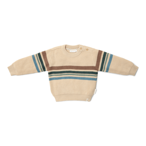 Little Dutch Gebreide trui Sand - maat 74