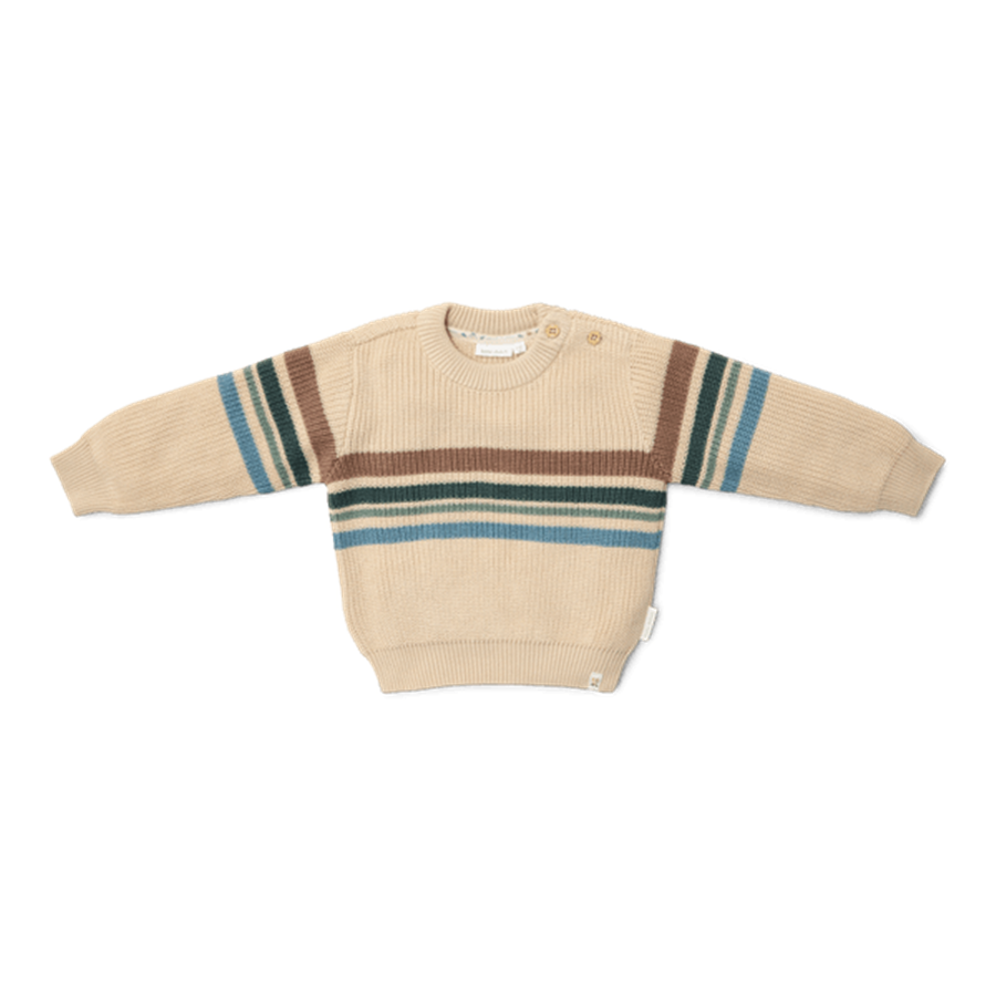 Little Dutch Gebreide trui Sand - maat 80