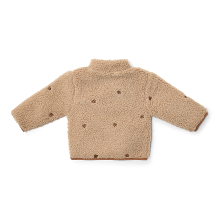 Little Dutch Teddy vest Taupe - maat 92