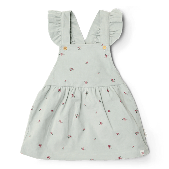 Little Dutch Jurkje mouwloos Fairy Green Flower - maat 74