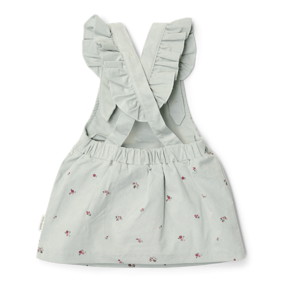 Little Dutch Jurkje mouwloos Fairy Green Flower - maat 74