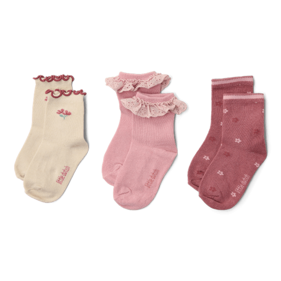 Little Dutch 3-pack Sokken Multi - maat 23/26