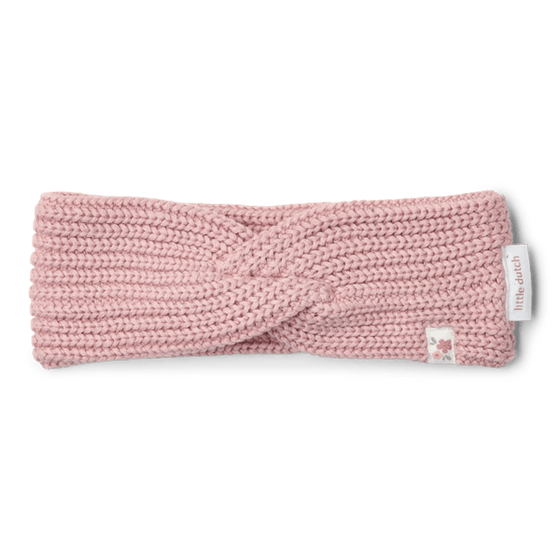 Little Dutch Gebreide haarband Velvet Rose - maat 74/86