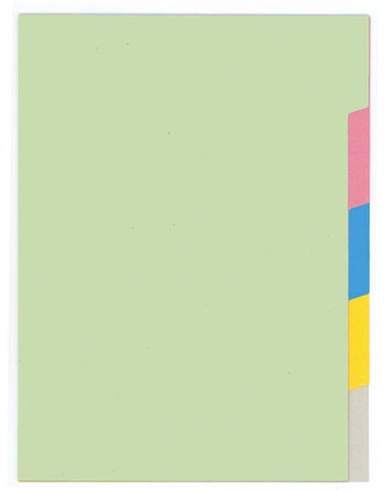 Tabbladen karton 5 tabs A4 23 rings