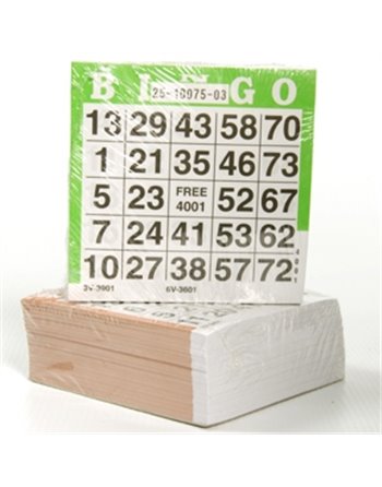 500 vel bingokaarten 360601
