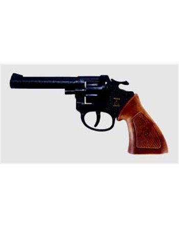 8 Schots pistool Ringo chrome 30334