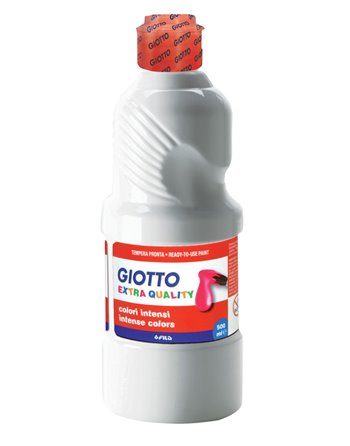 Plakkaatverf 500ml giotto tempera wit