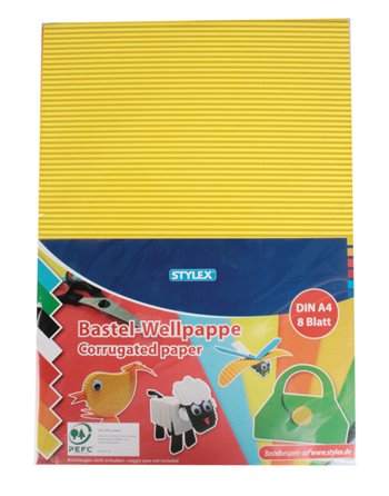 8 vel Knutsel golfkarton A4 46729