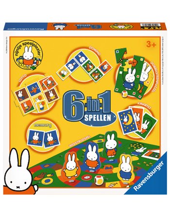Ravensburger spel nijntje 6 in 1 21357